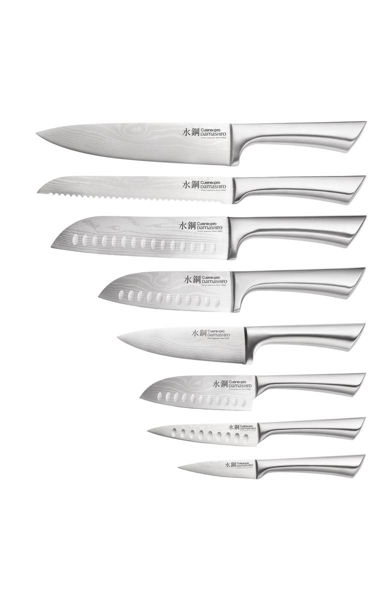 Cuisine::pro<sup>®</sup> Damashiro<sup>®</sup> BODO 10-Piece Knife Block With Cutting Board, Alternate, color, Black