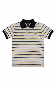 Brooks Brothers Kids' Stripe Piqué Polo