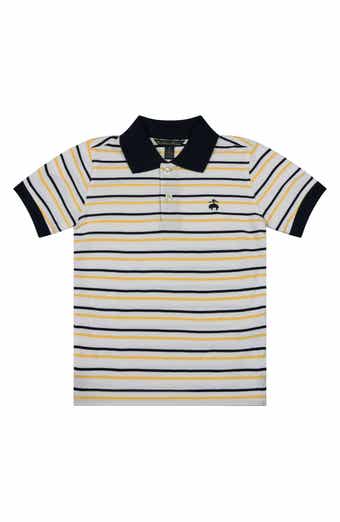 Kids' Stripe Piqué Polo