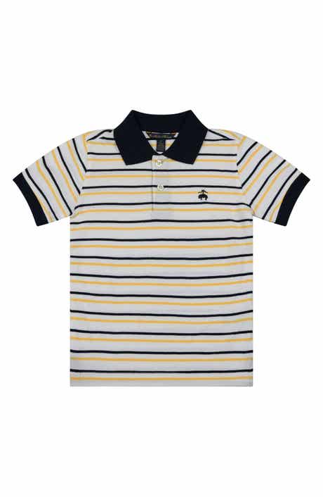 Brooks Brothers Kids' Stripe Piqué Polo