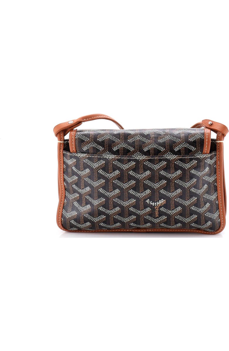 Pre-Owned Goyard Plumet Clutch Wallet Coated Canvas, Alternate, color, Brown