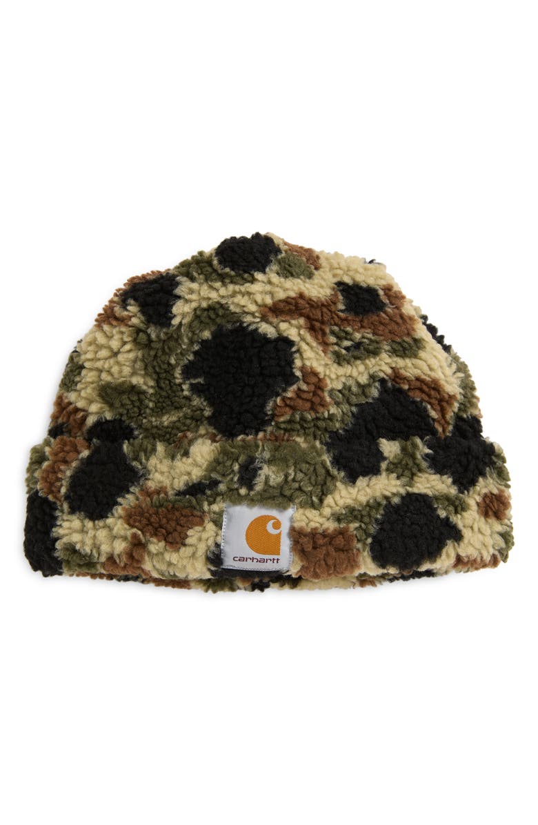 Carhartt Work In Progress Prentis Faux Shearling Beanie, Main, color, 