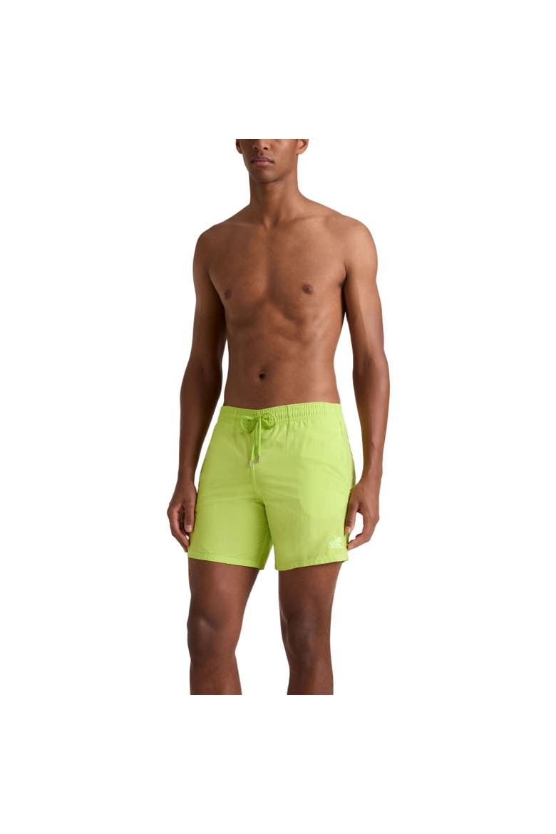 Men Swim Shorts Water-reactive Hypnoctopus, Alternate, color, Acid Lime