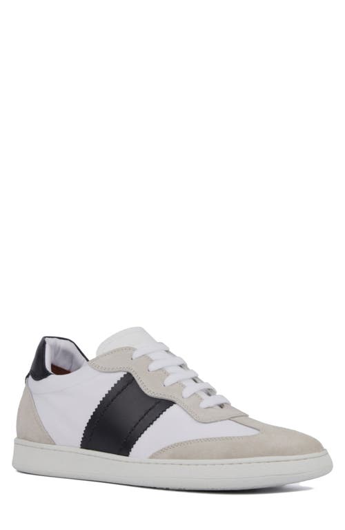 Aquatalia Biago Low Top Sneaker In Ice Combo