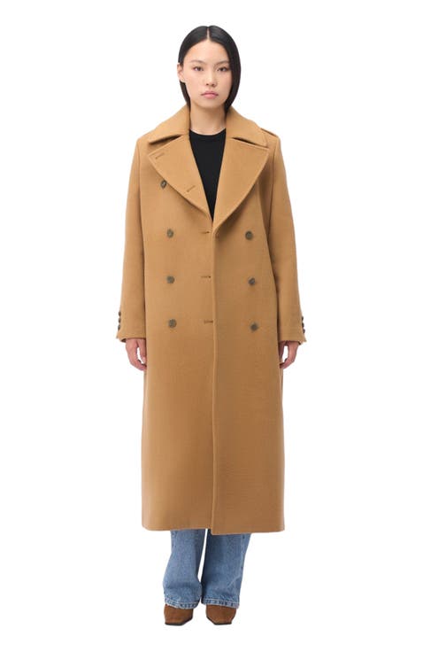 Double-Breasted Cashmere Coat