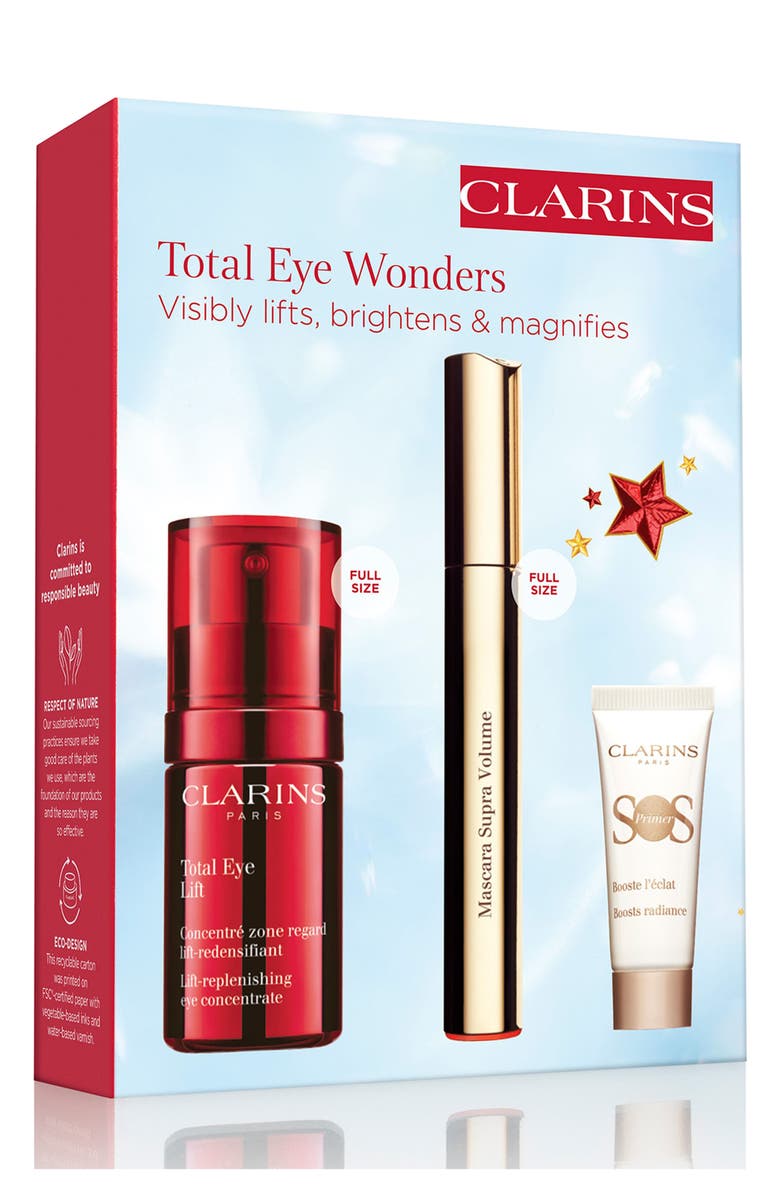 Clarins Total Eye Wonders Set (Limited Edition) $135 Value, Alternate, color, 