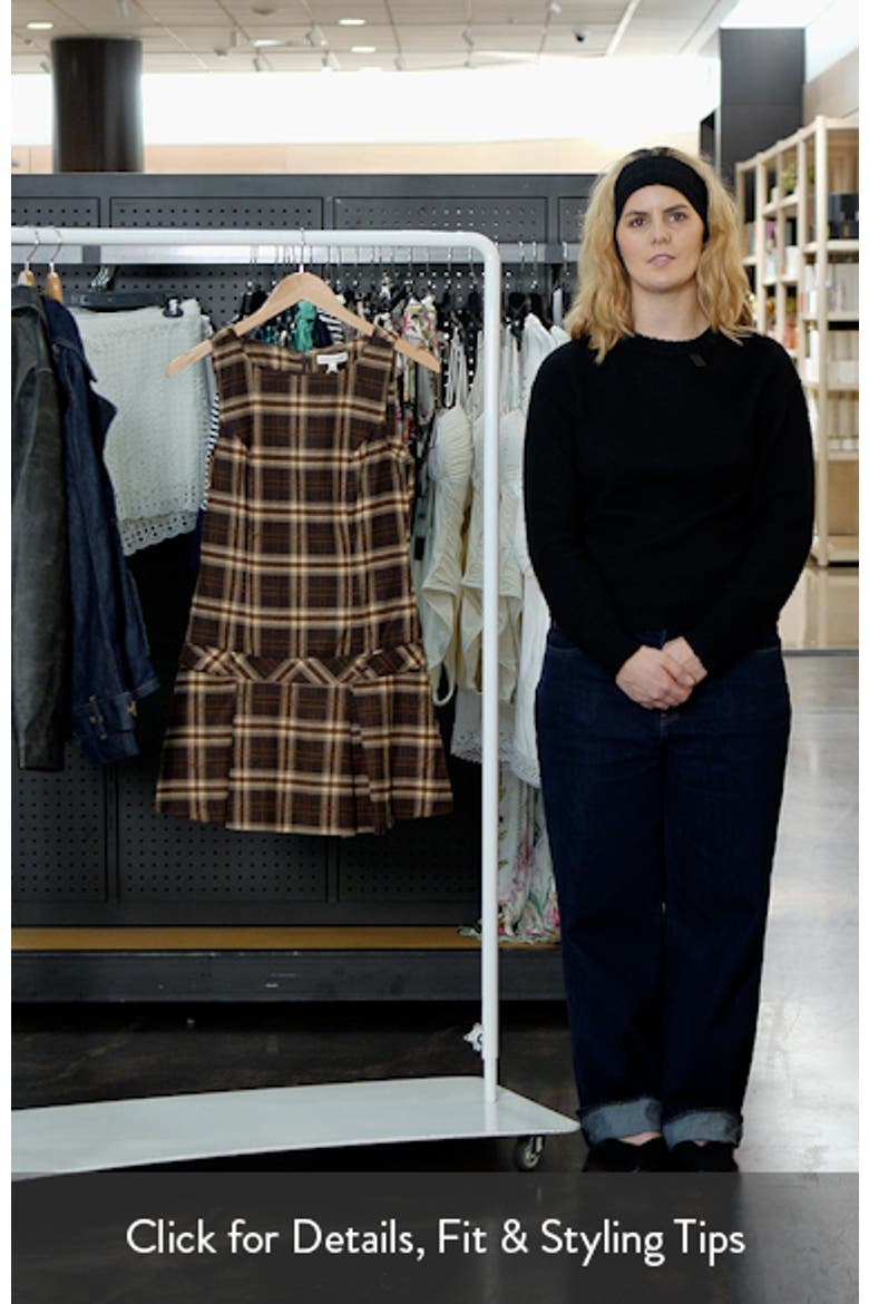 Plaid Sleeveless Minidress video