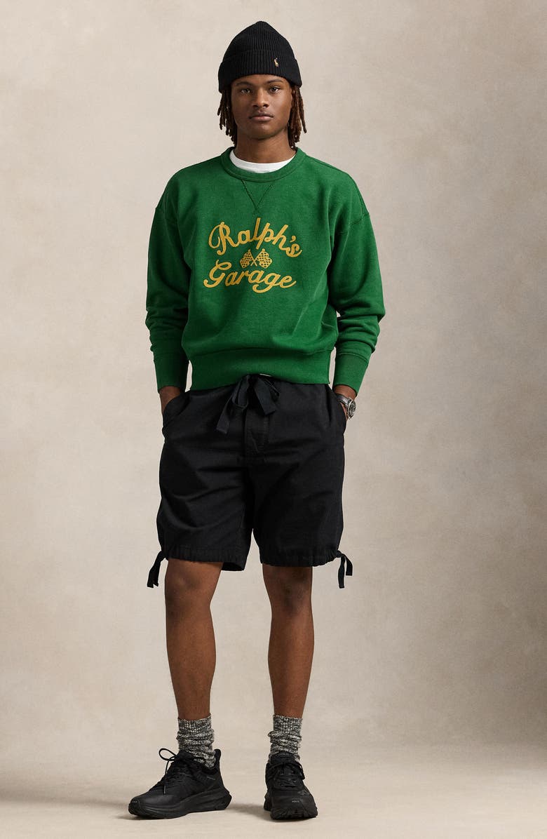 Polo Ralph Lauren Vintage Fit Garage Embroidered Graphic Sweatshirt, Alternate, color, 