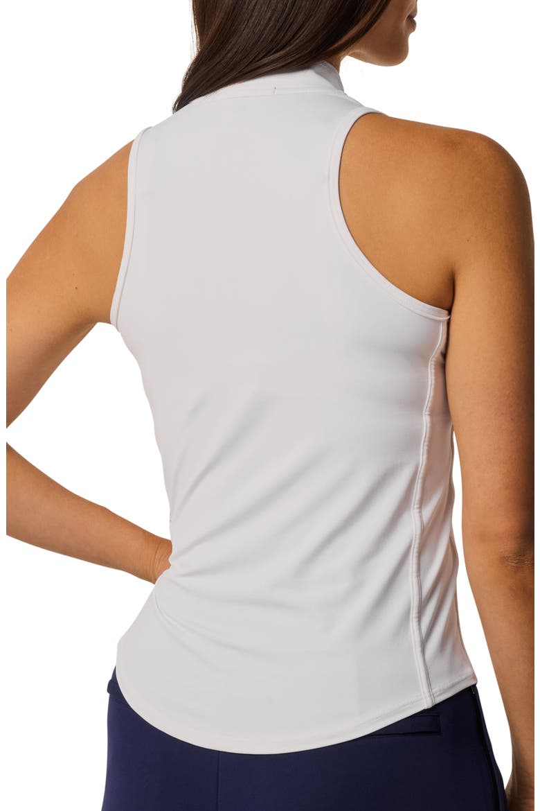 Vesta Sleeveless Mock Neck Top, Alternate, color, ARCTIC