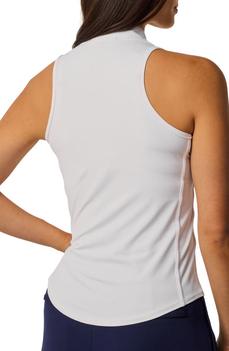 Greyson Vesta Sleeveless Mock Neck Top, Alternate, color, Arctic