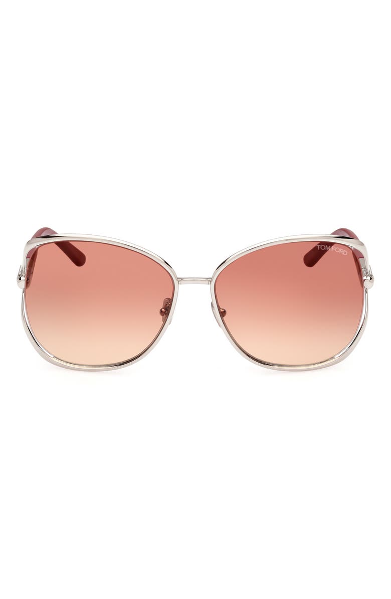 TOM FORD 62mm Round Sunglasses, Main, color, 