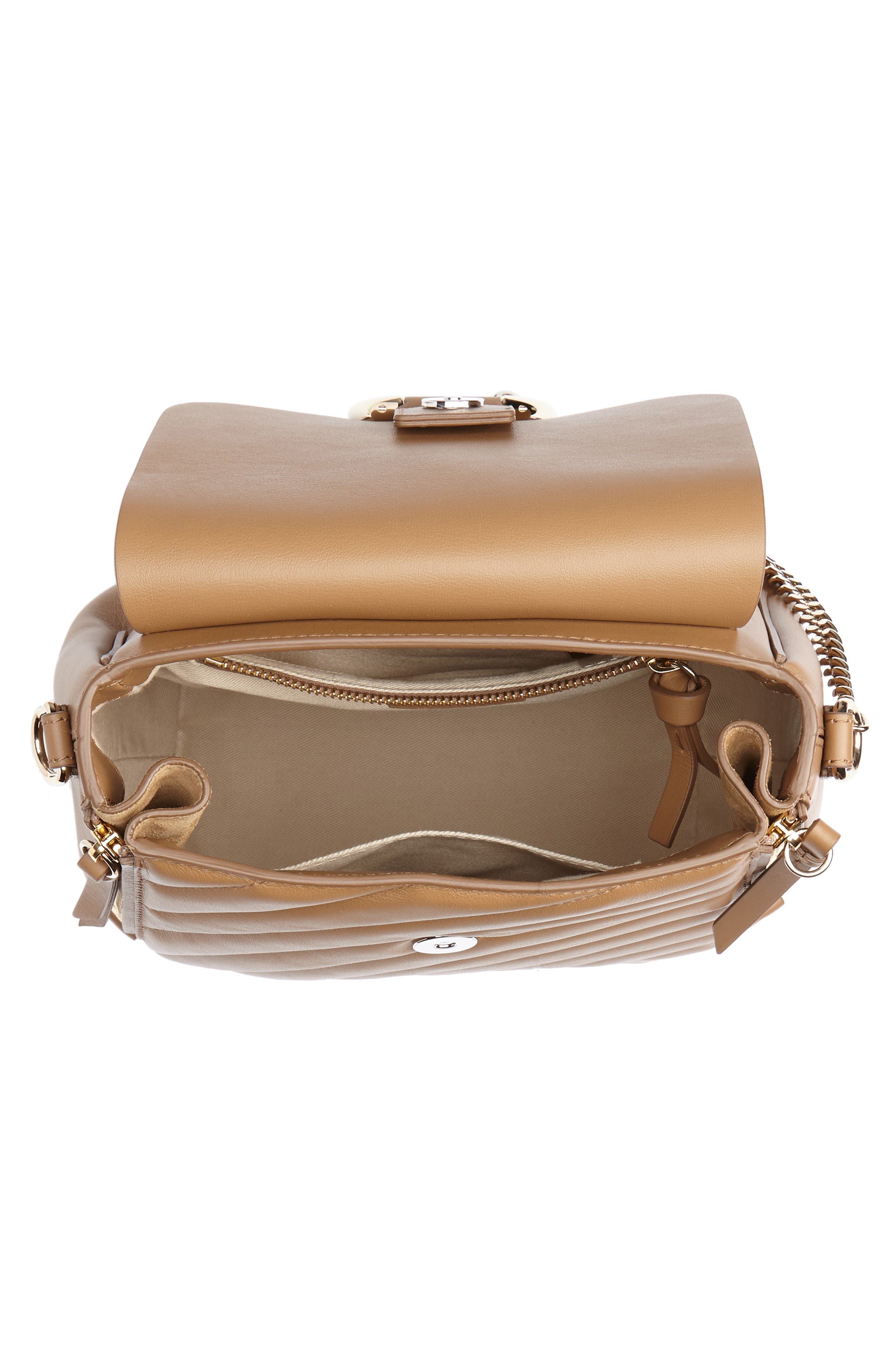 Chloé Small Faye Quilted Leather Backpack, Alternate, color, 