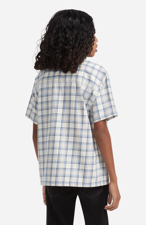 Abercrombie Kids Kids' Simple Life Plaid Cotton Button-up Shirt In Gray