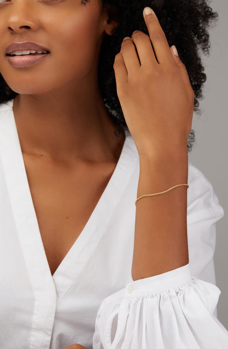 Bony Levy 14K Gold Thin Snake Chain Bracelet, Alternate, color,