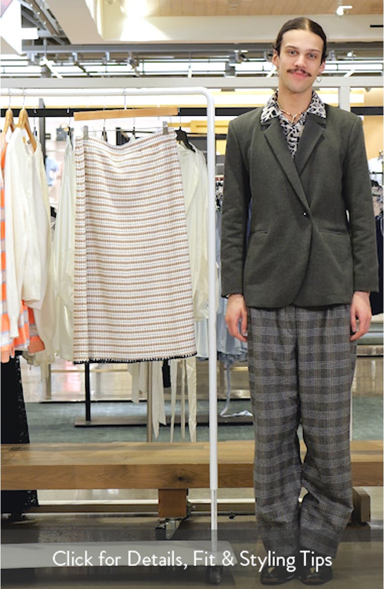 Crochet Trim Knit Midi Skirt, sales video thumbnail