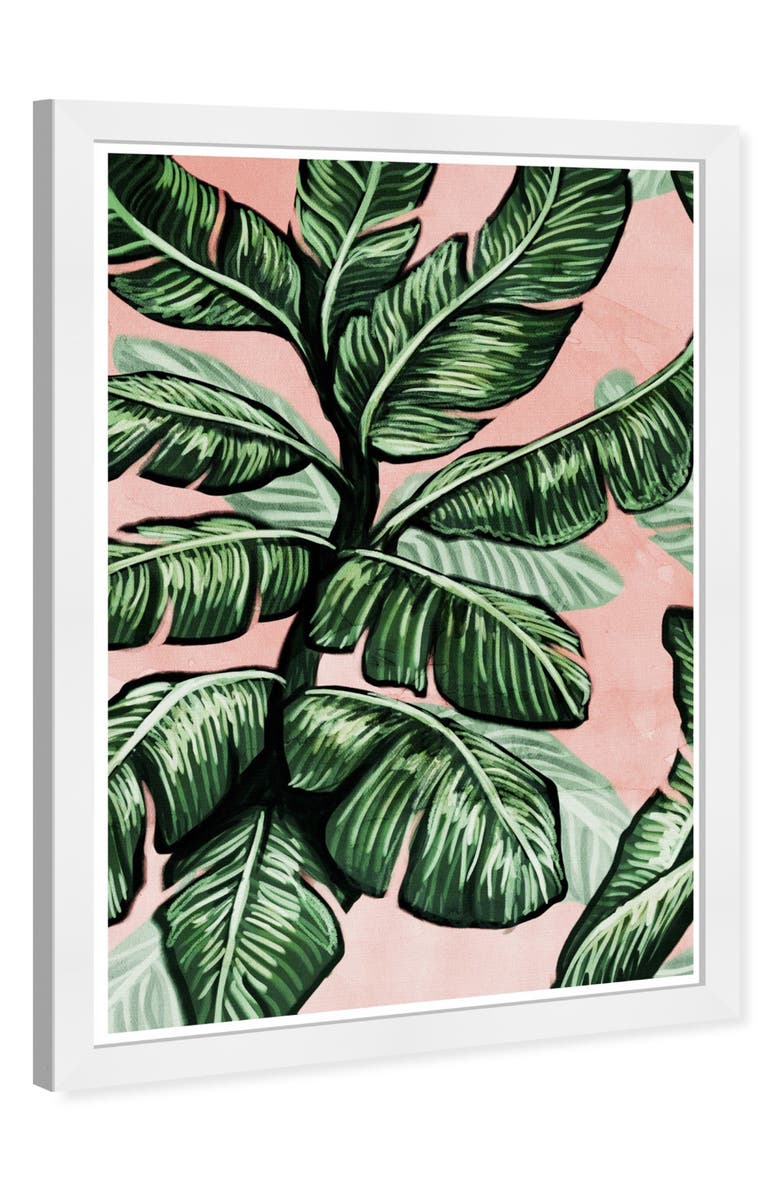 Wynwood Studio Blush Leaf Prints Wall Art, Alternate, color, Green