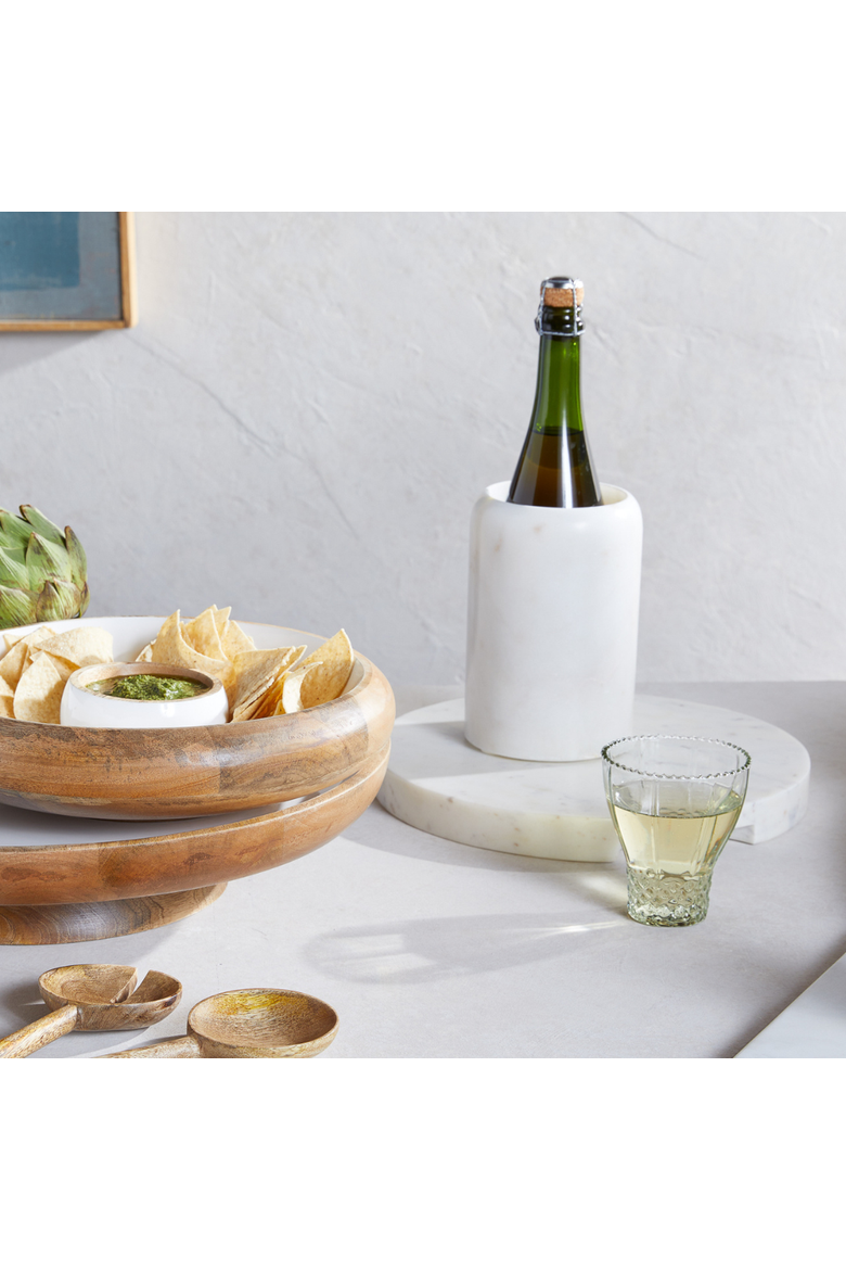 Marble Wine Chiller, Alternate, color, White