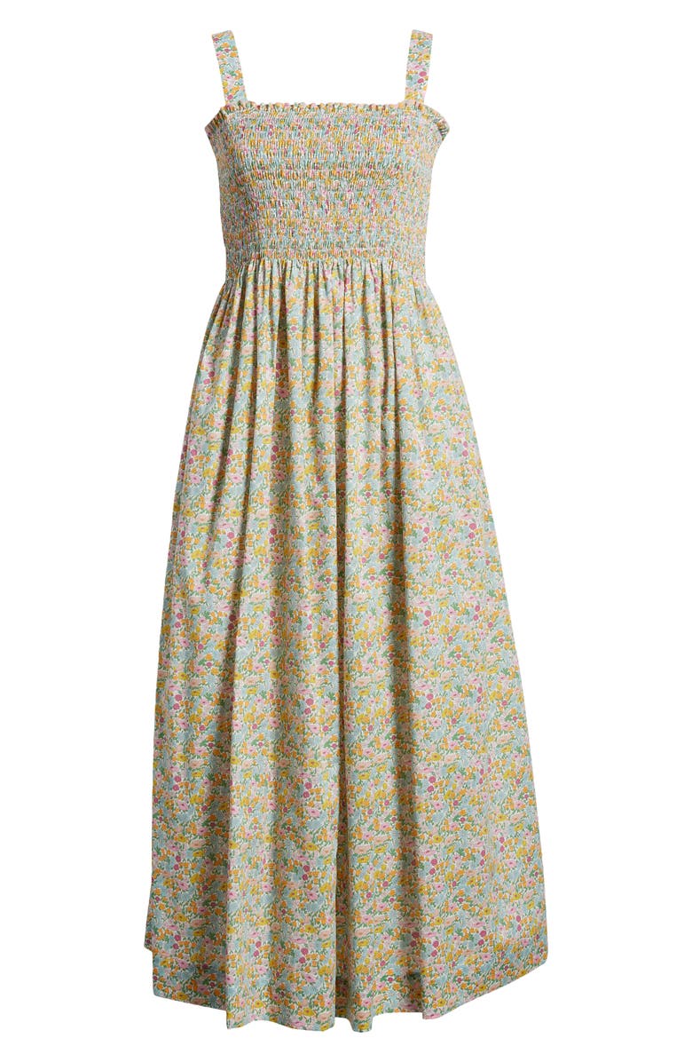 Liberty London Voyage Floral Smocked Maxi Sundress, Alternate, color, 