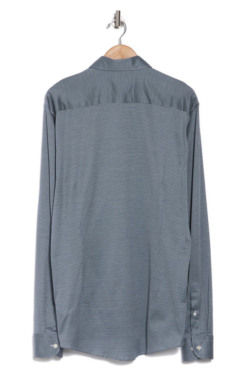 Eton King Slim Fit Check Cotton Dress Shirt, Alternate, color, 