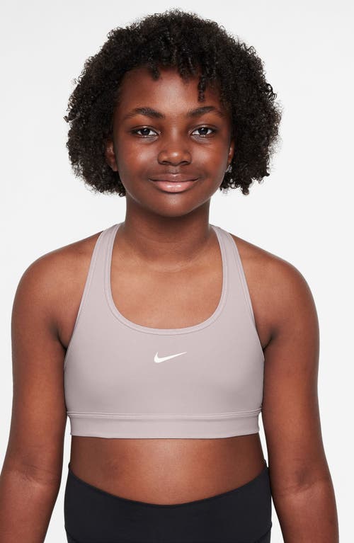 Nike Women's Swoosh Girls' Sports Bra In Neutral