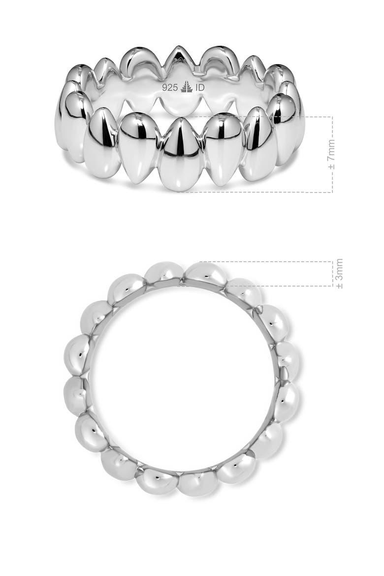 Teardrop Eternity Band Ring, Alternate, color, SILVER