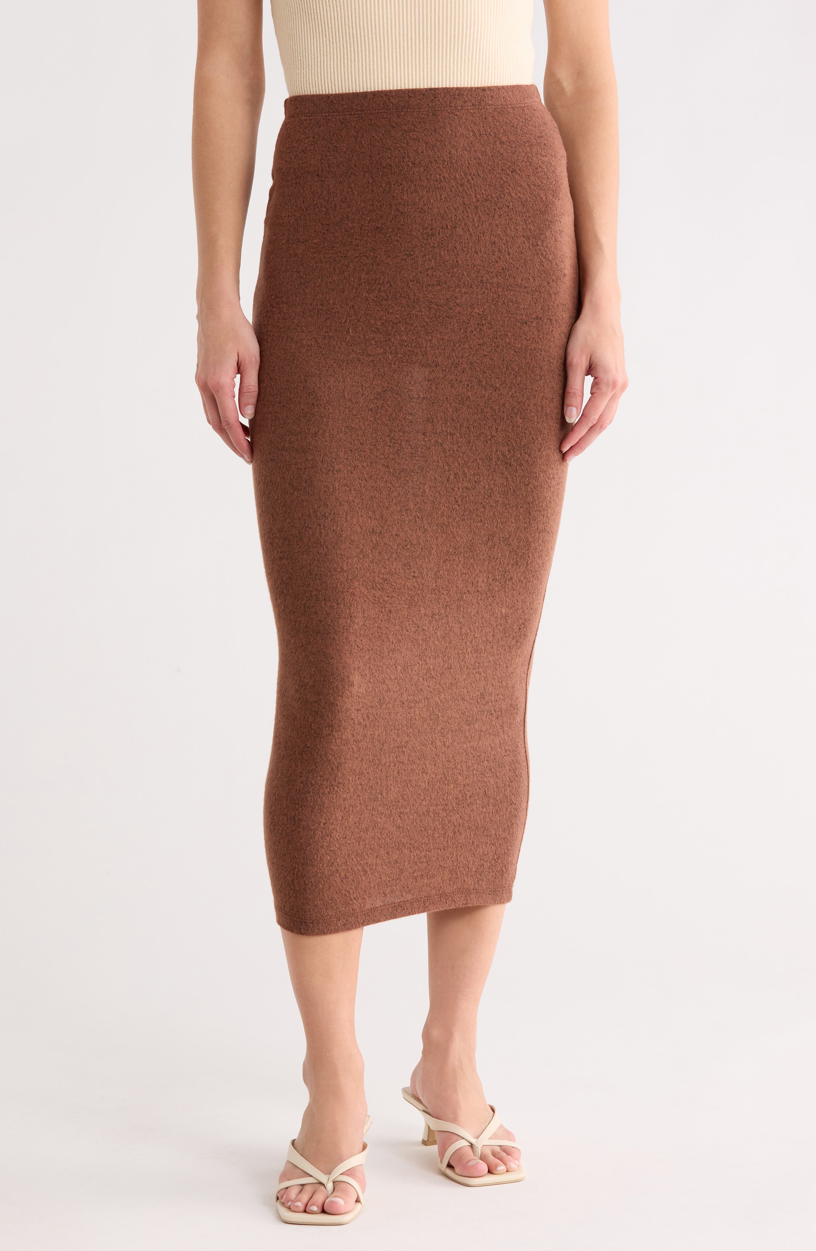 GO COUTURE Slit Maxi Skirt
