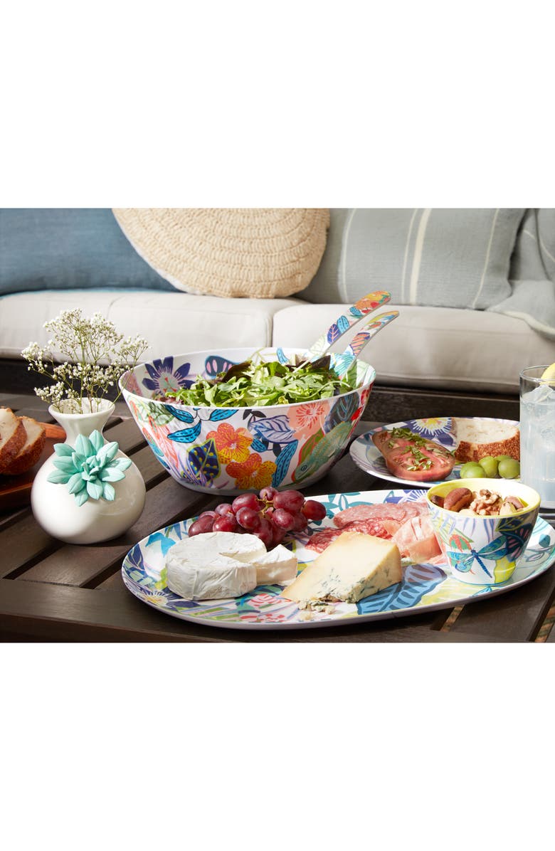 Anthropologie Home Anthropologie Tropical Melamine Serving Set, Alternate, color, 