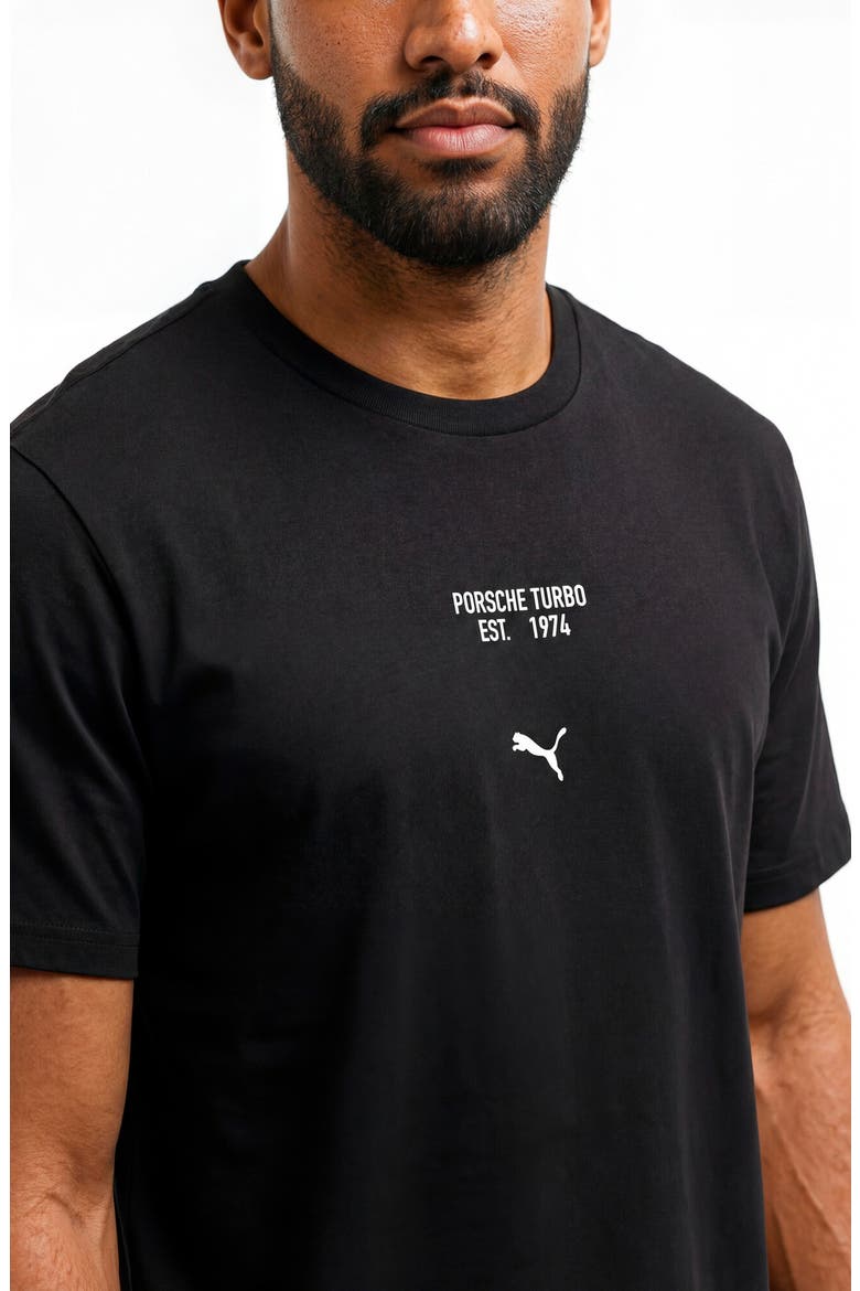 Porsche Race Americana Cotton Graphic T-Shirt, Alternate, color, PUMA BLACK