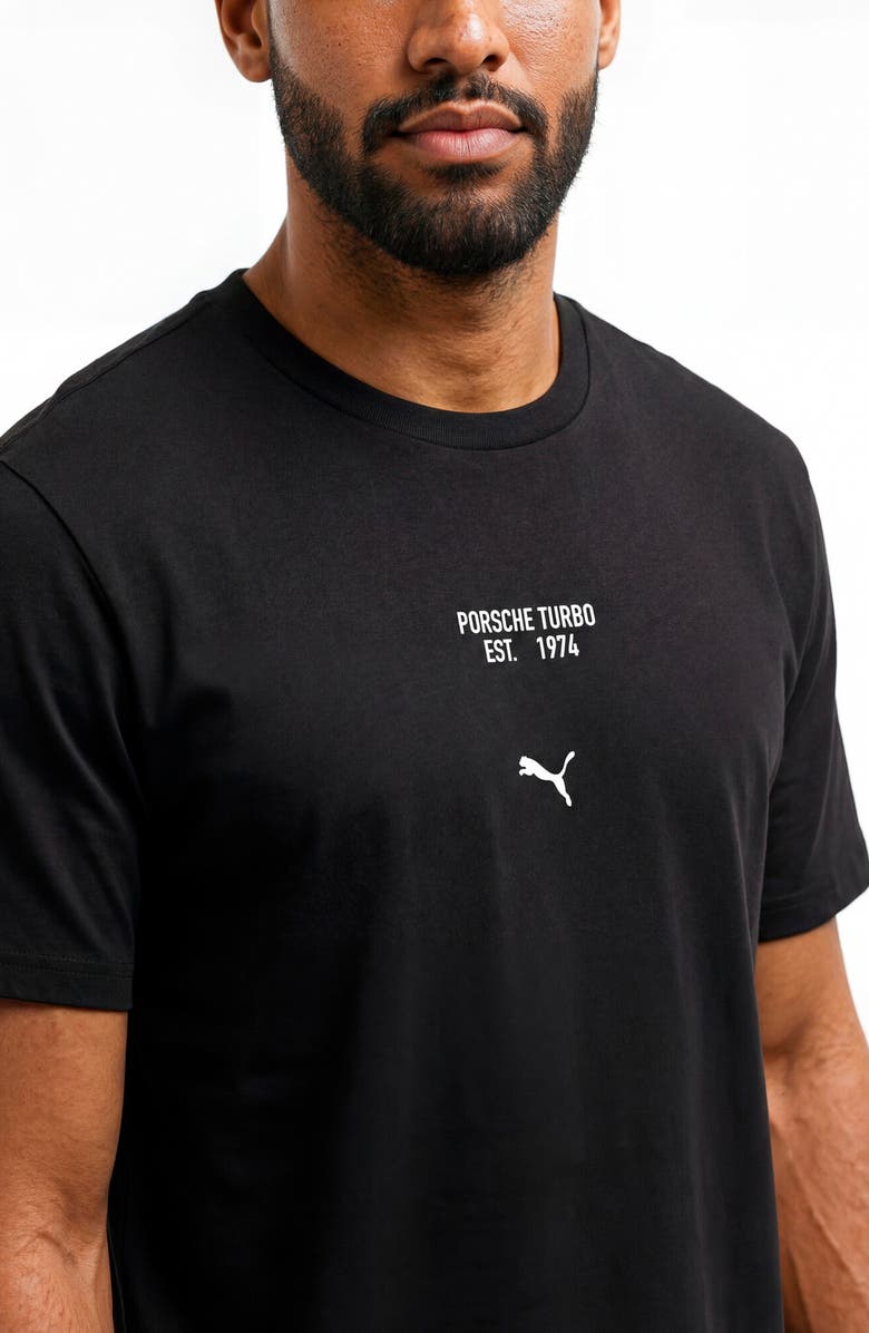 PUMA Porsche Race Americana Cotton Graphic T-Shirt, Alternate, color, Puma Black