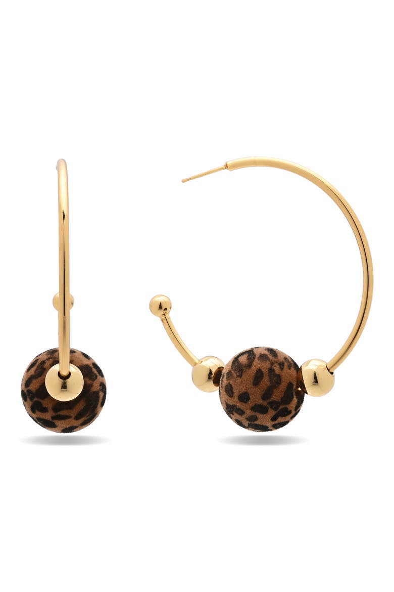 Lara Hoop Earrings, Main, color, GOLD