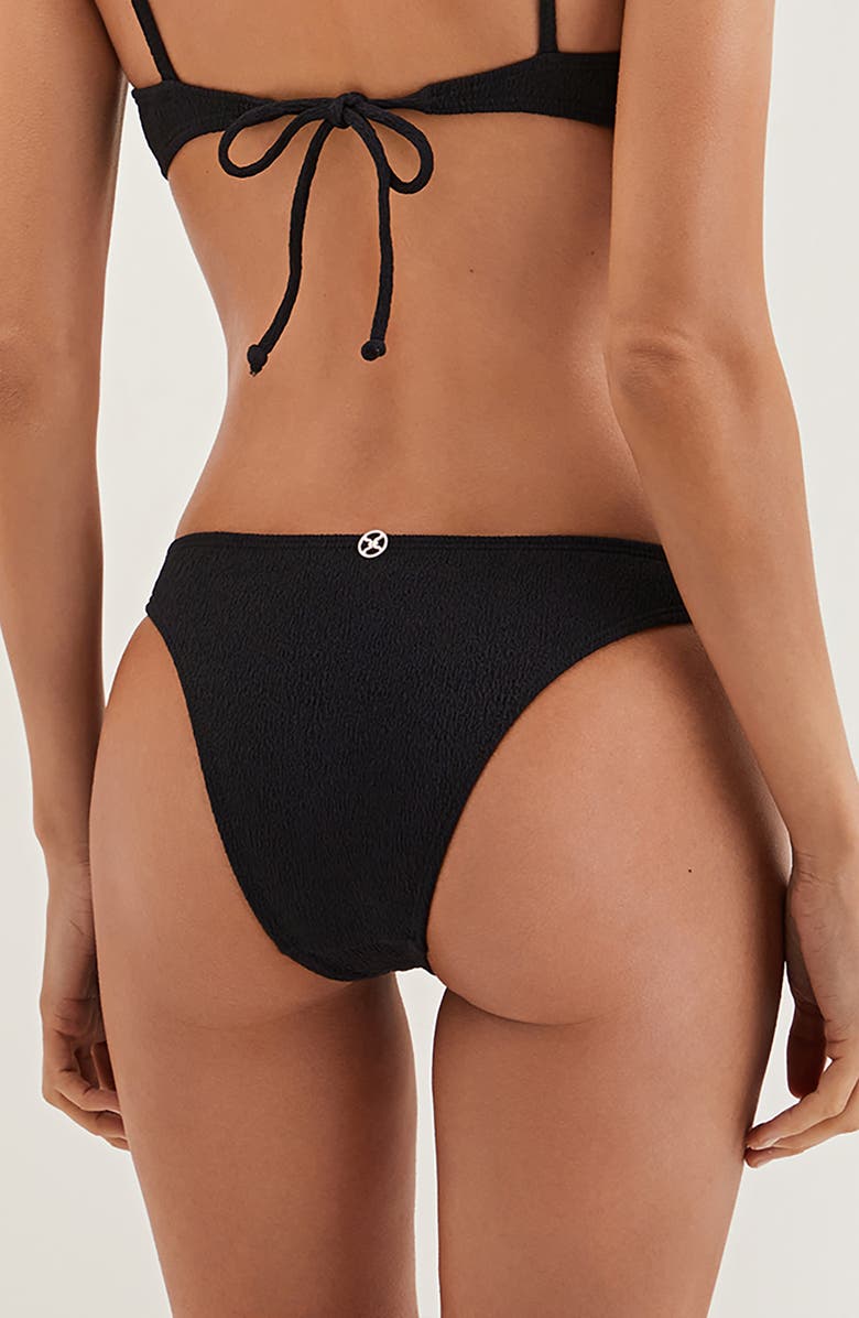 ViX Paula Hermanny Firenze Bikini Bottoms, Alternate, color, Black