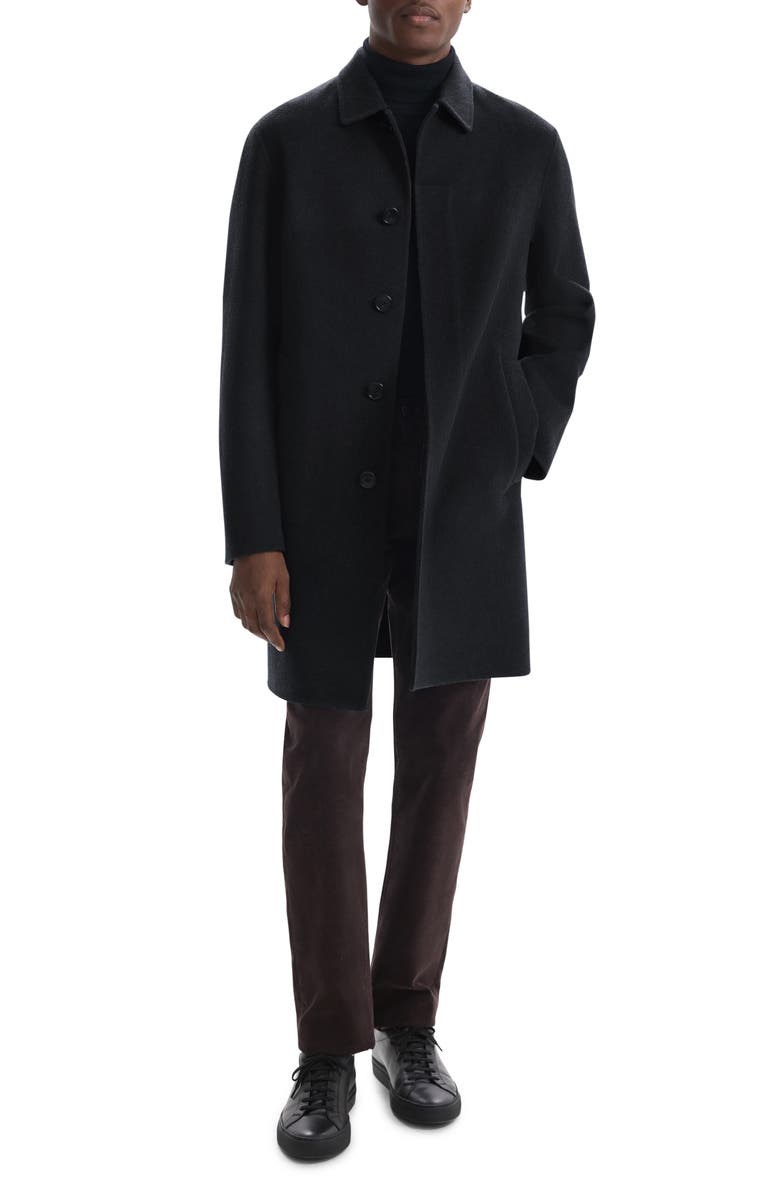 Theory Double Face Wool Blend Car Coat, Alternate, color, 