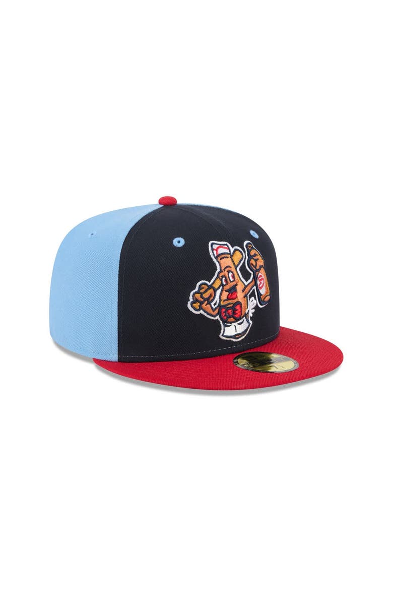 Men's New Era  Navy Salem Red Sox Theme Nights 59FIFTY Fitted Hat, Alternate, color, Navy