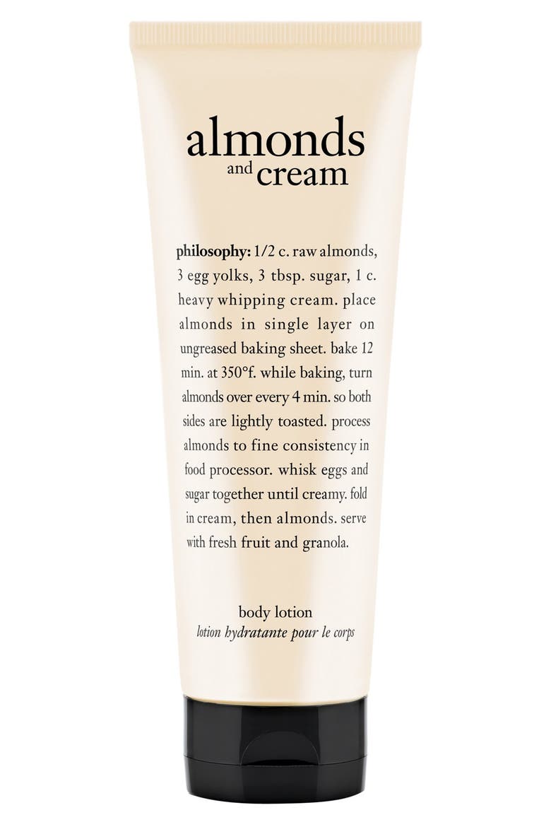 'almonds & cream' body lotion, Main, color, NO COLOR