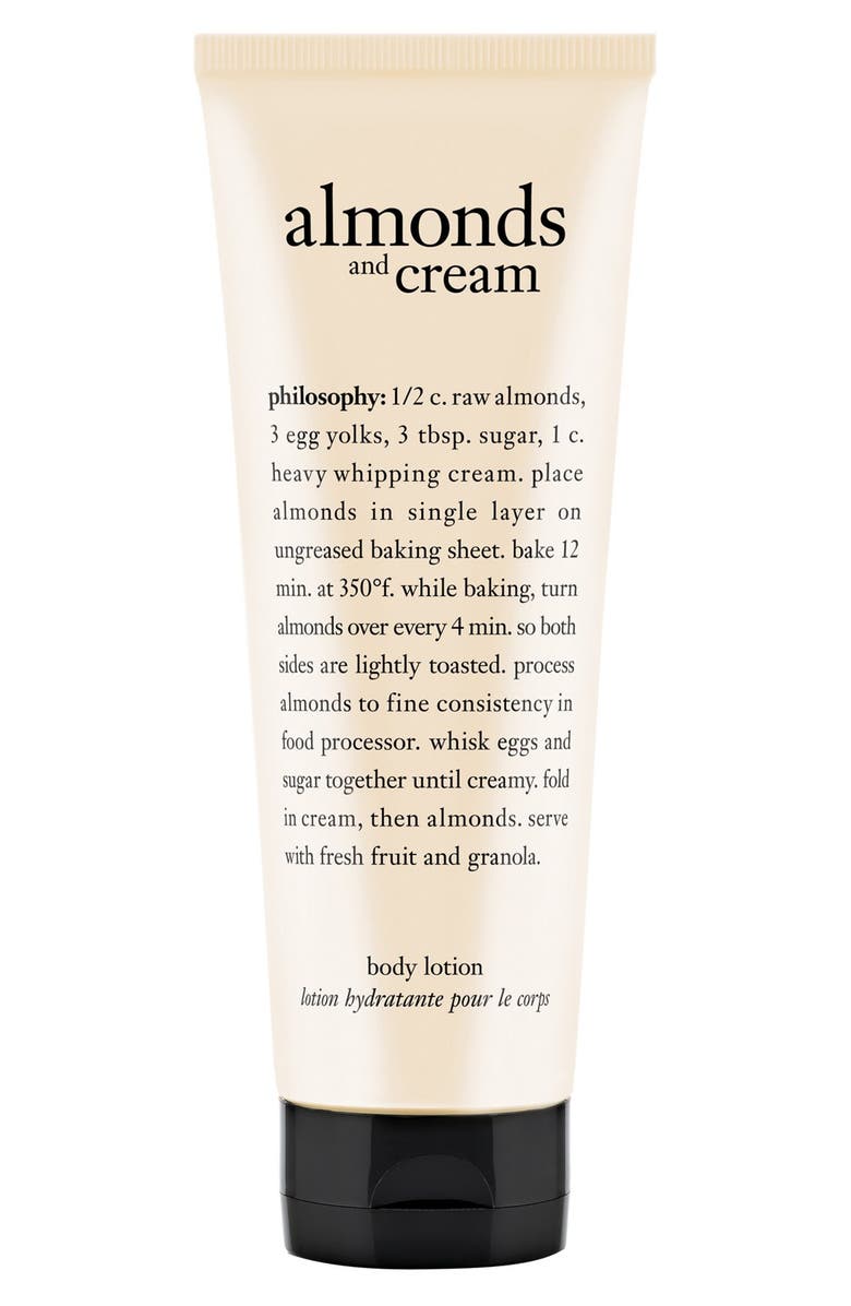 philosophy 'almonds & cream' body lotion, Main, color,