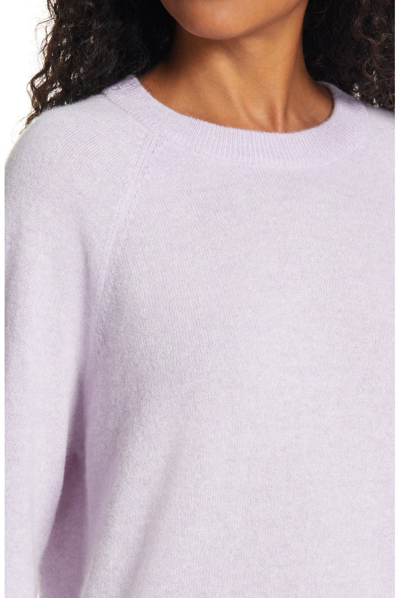 Boston Cashmere Sweater, Alternate, color, PURPLE JASPER