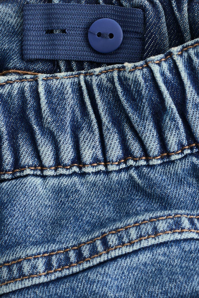 Relaxed-Fit Denim Shorts, Alternate, color, Denim blue