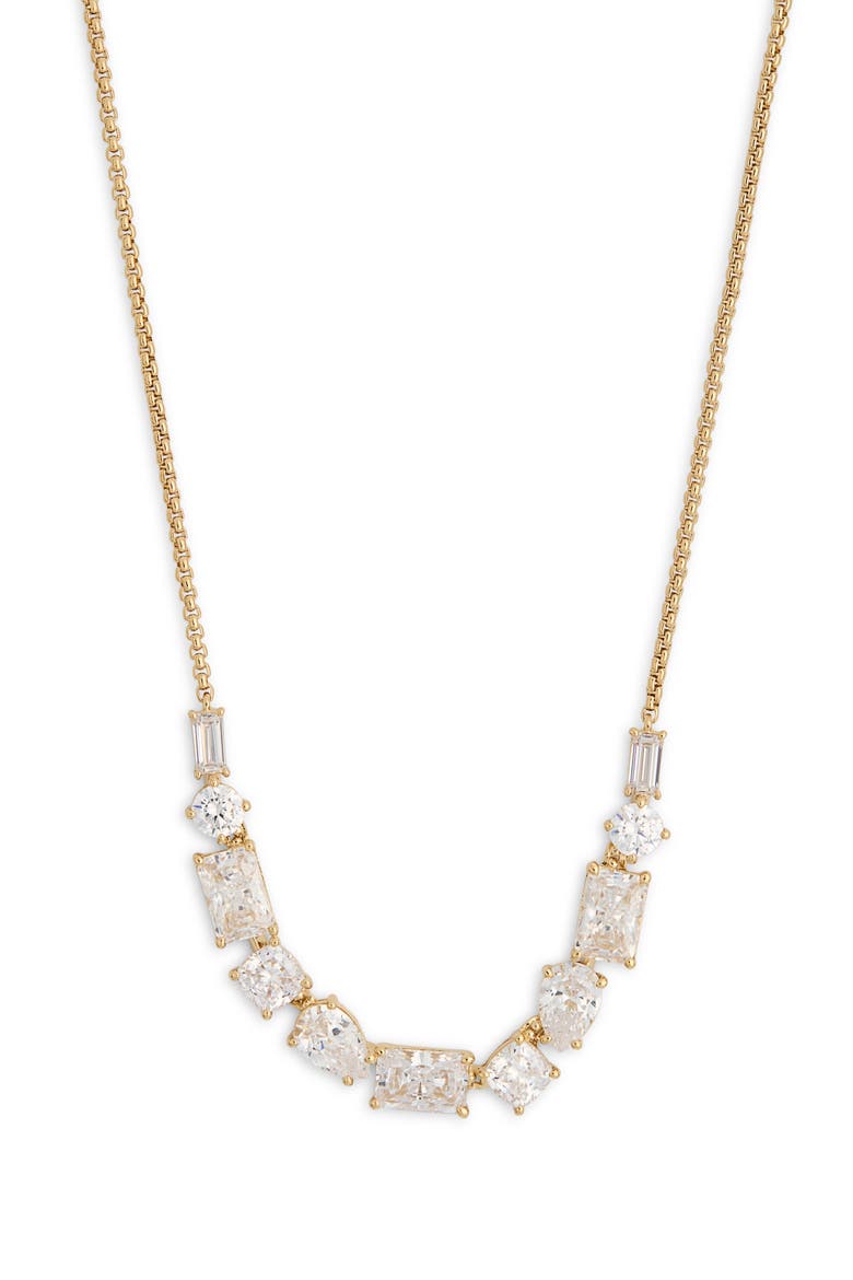 Rockstars Frontal Necklace, Main, color, GOLD