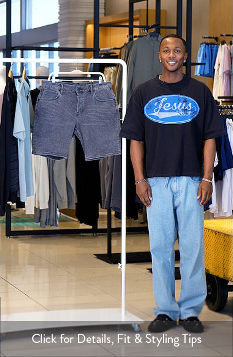 Iggy Slim Fit Denim Shorts, sales video thumbnail