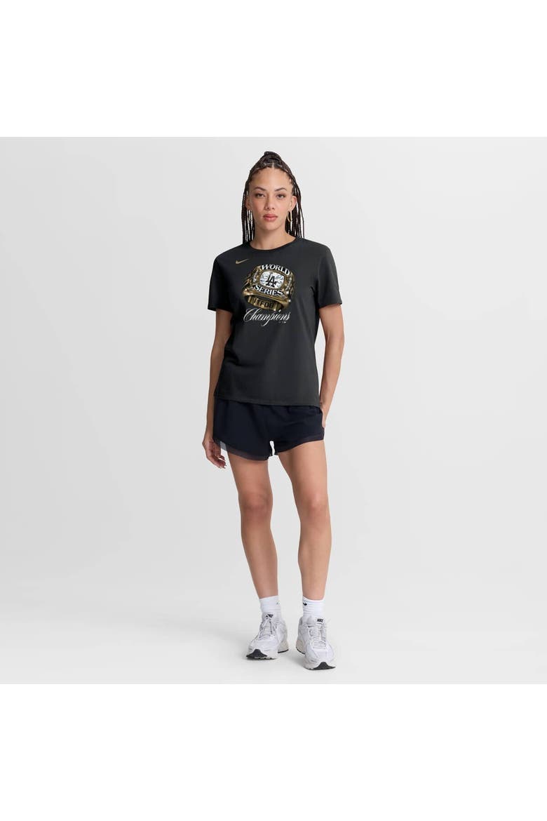 Women's Nike  Black Los Angeles Dodgers 2026 Gold Collection Graphic T-Shirt, Alternate, color, Black