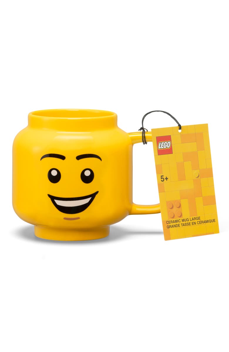 LEGO Classic Ceramic Mug, 17.9oz, Alternate, color, Yellow