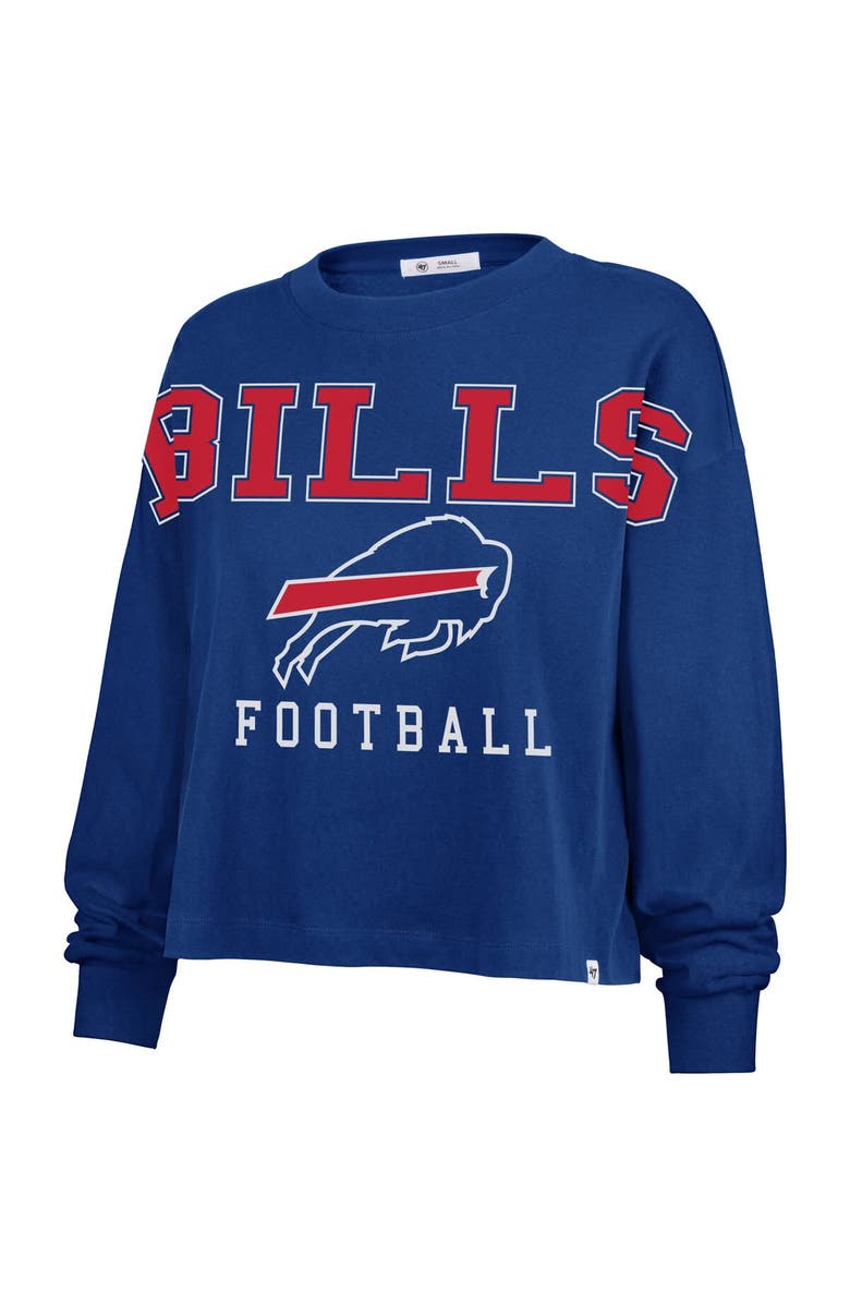 '47 Women's '47 Royal Buffalo Bills Outreach City Oversized Long Sleeve T-Shirt, Alternate, color, Royal