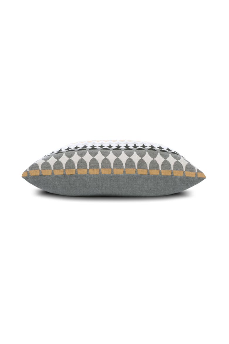 Modern Oval Indoor & Outdoor Woven Accent Pillow, Alternate, color, Dune
