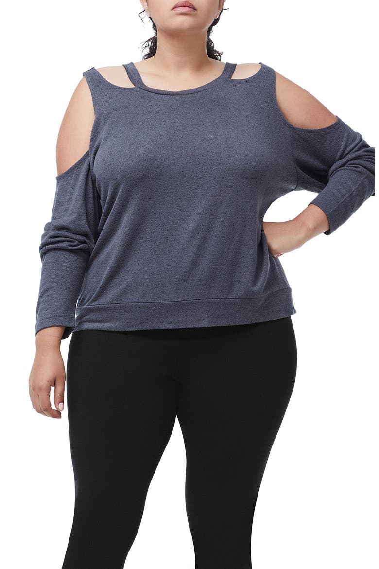 Cold Shoulder Tee, Alternate, color, CHARCOAL001
