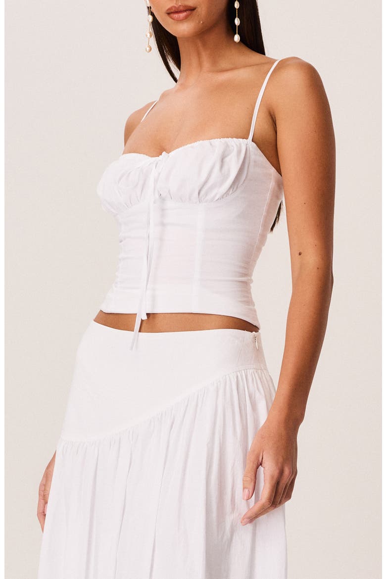 Yelena Cotton Shell, Alternate, color, WHITE