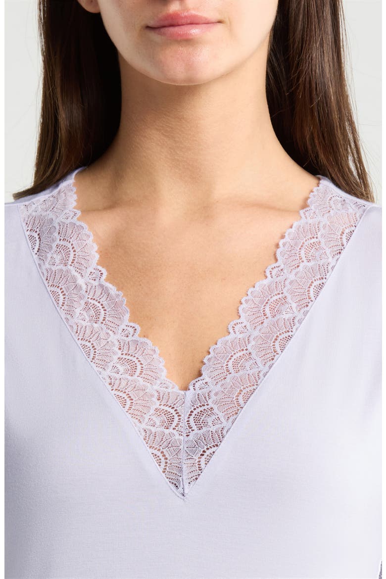 Moonlight Eco Lace Trim Nightshirt, Alternate, color, PURPLE PUFF