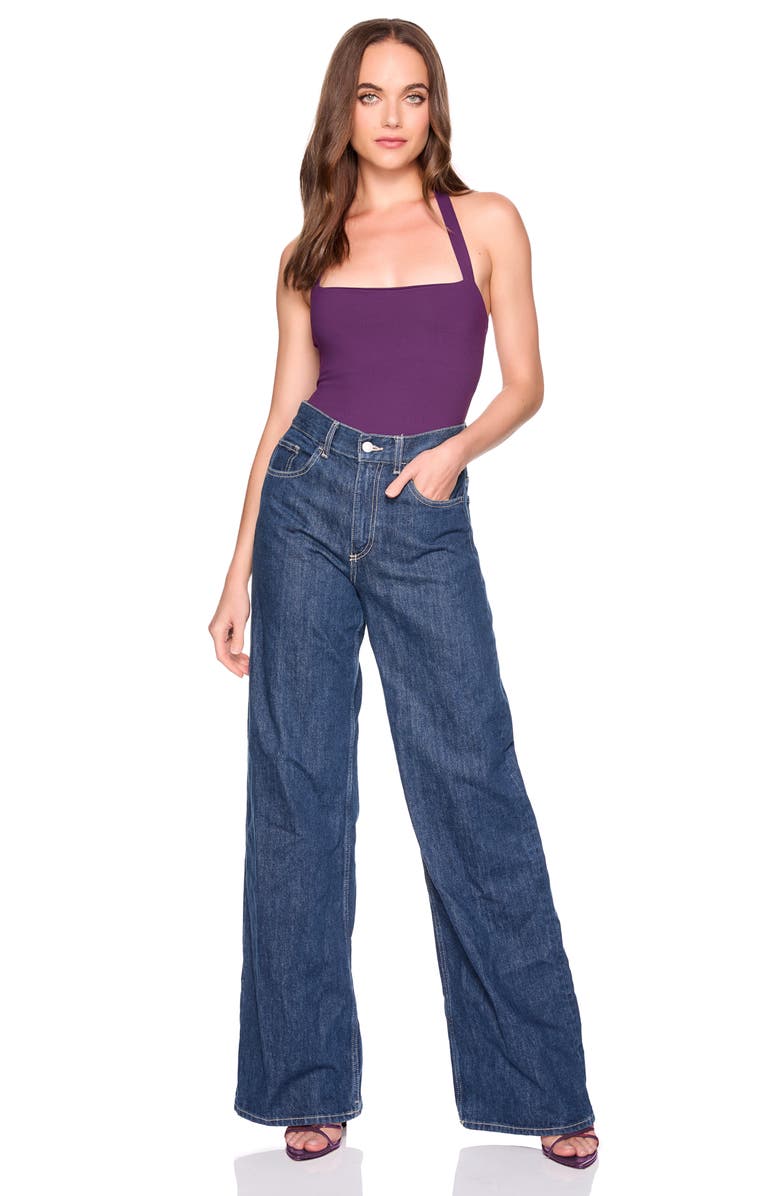 Susana Monaco Square Halter Top, Alternate, color, Galaxy