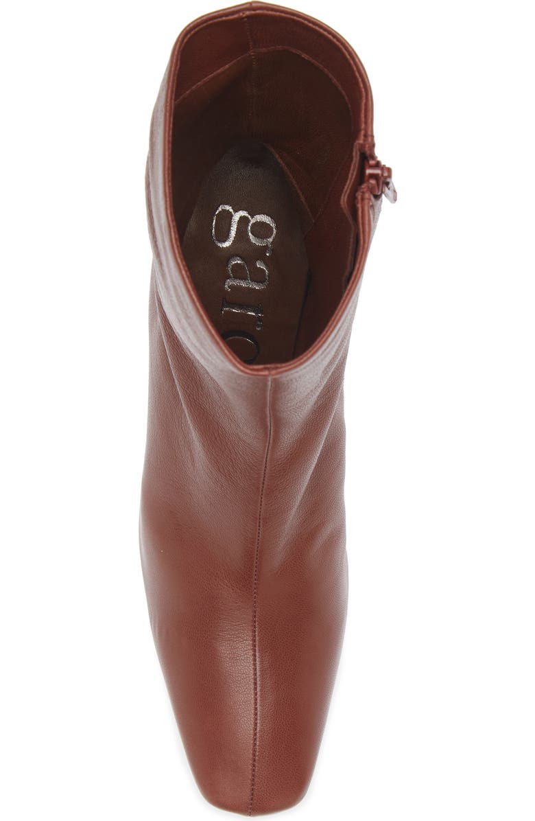 Pedro Garcia Ilisa Block Heel Boot, Alternate, color, Auburn Leather