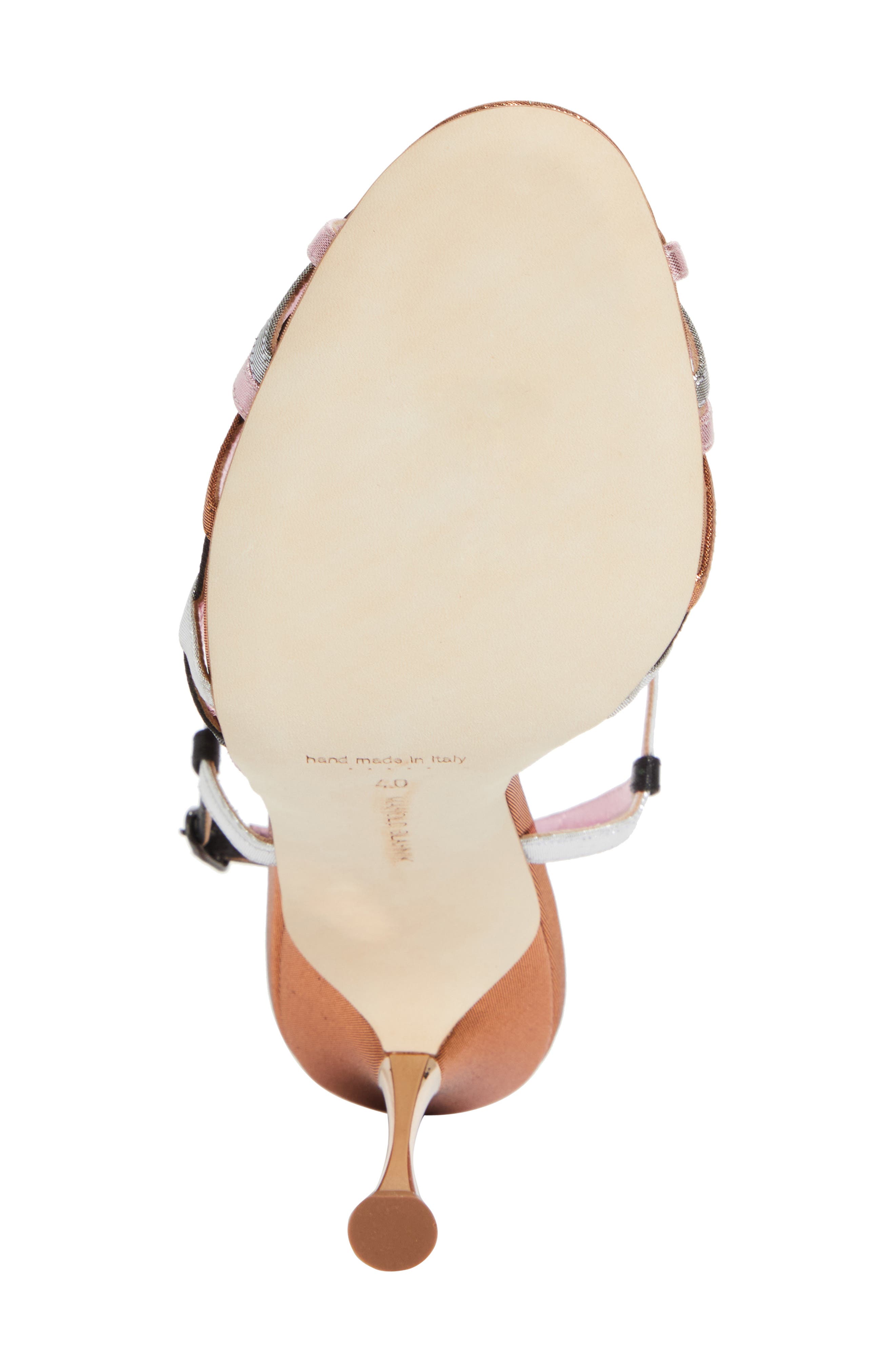 Rayaah Slingback Sandal, Alternate, color, BLACK/ SILVER/ GOLD/ PINK