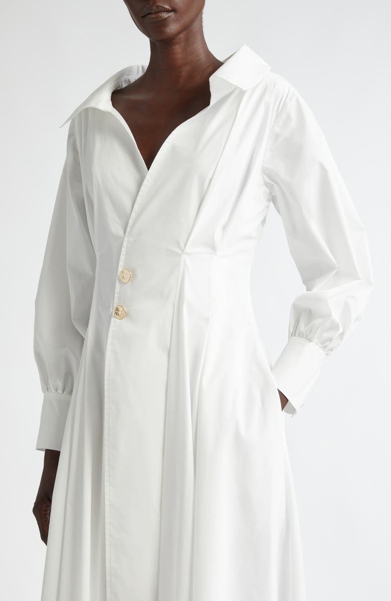Altuzarra Isabela Long Sleeve Midi Shirtdress, Alternate, color, 